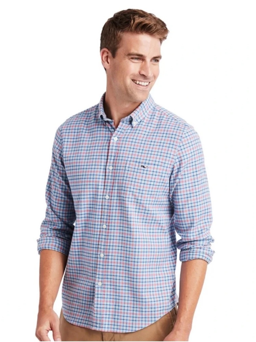 Vineyard Vines Men’s Slim Tucker Button Up Shirt Size L